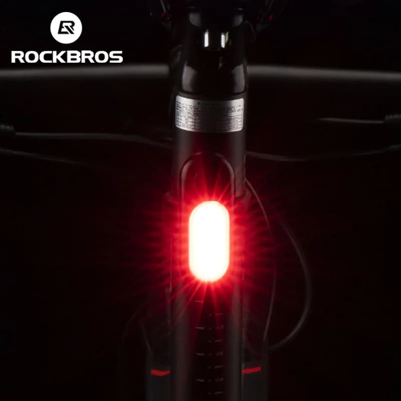 Lumină spate pentru bicicletă, rezistentă la ploaie, reîncărcabilă Type-C