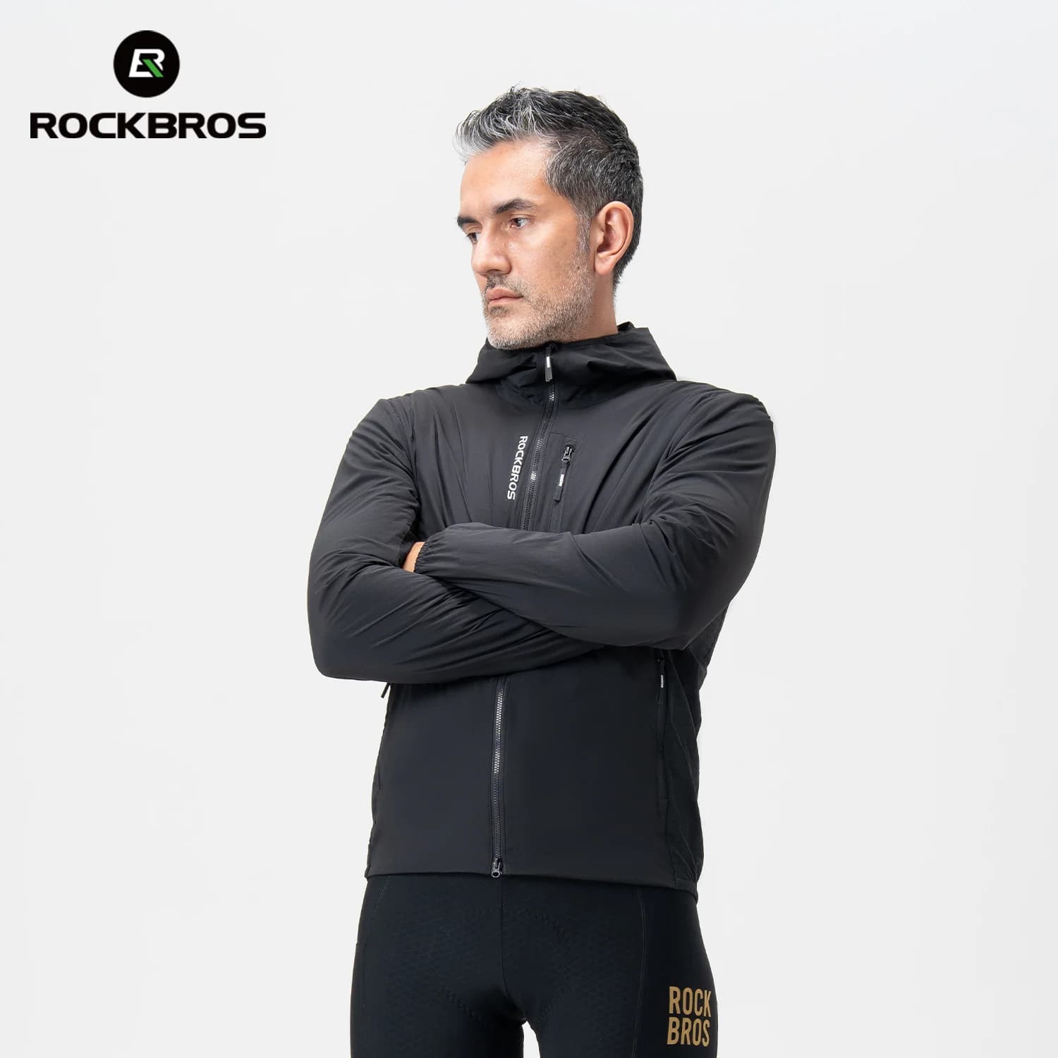 Geacă de ciclism fleece călduroasă, iarnă, cu strat dublu