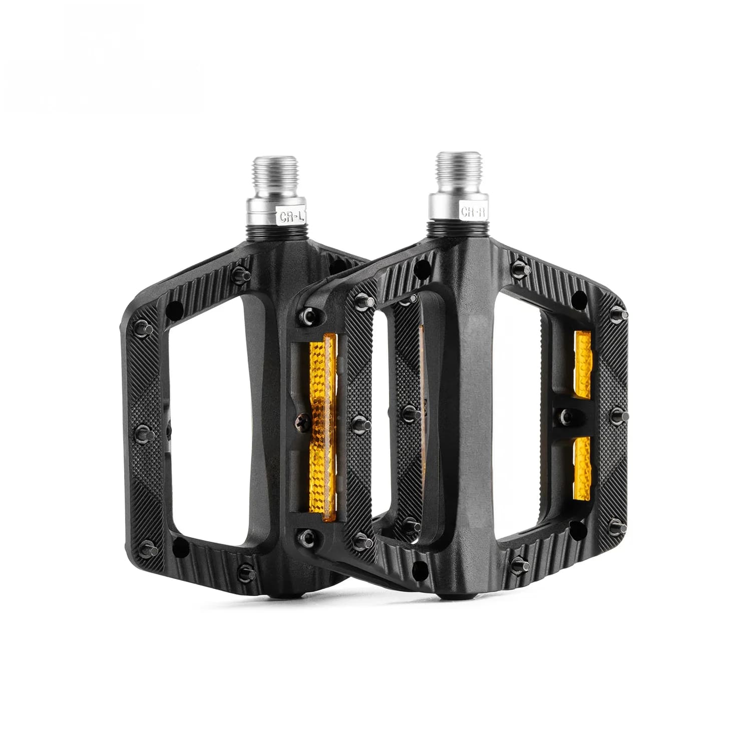 Pedale pentru bicicletă ultralight din nailon, pliabile, antiderapante, plate