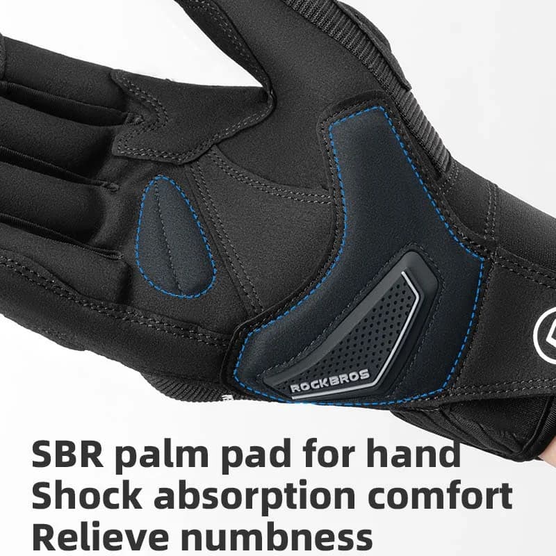 Mănuși de ciclism MTB cu palmă SBR și funcție touchscreen